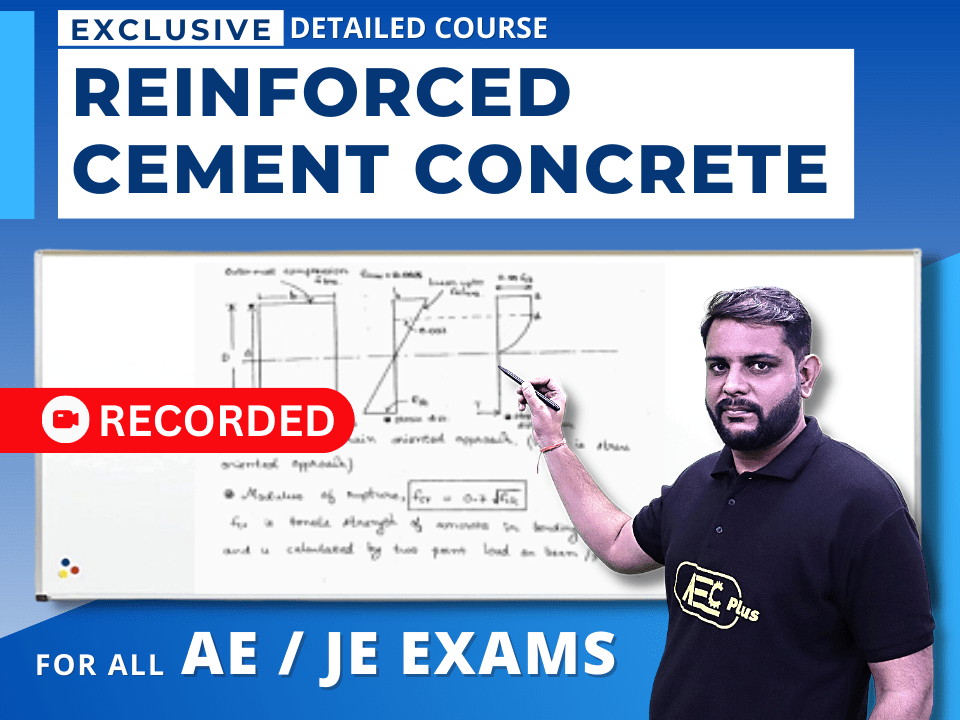 Reinforced Cement Concrete (RCC) - For ALL JE/AE Exams (Recorded Course)'s image