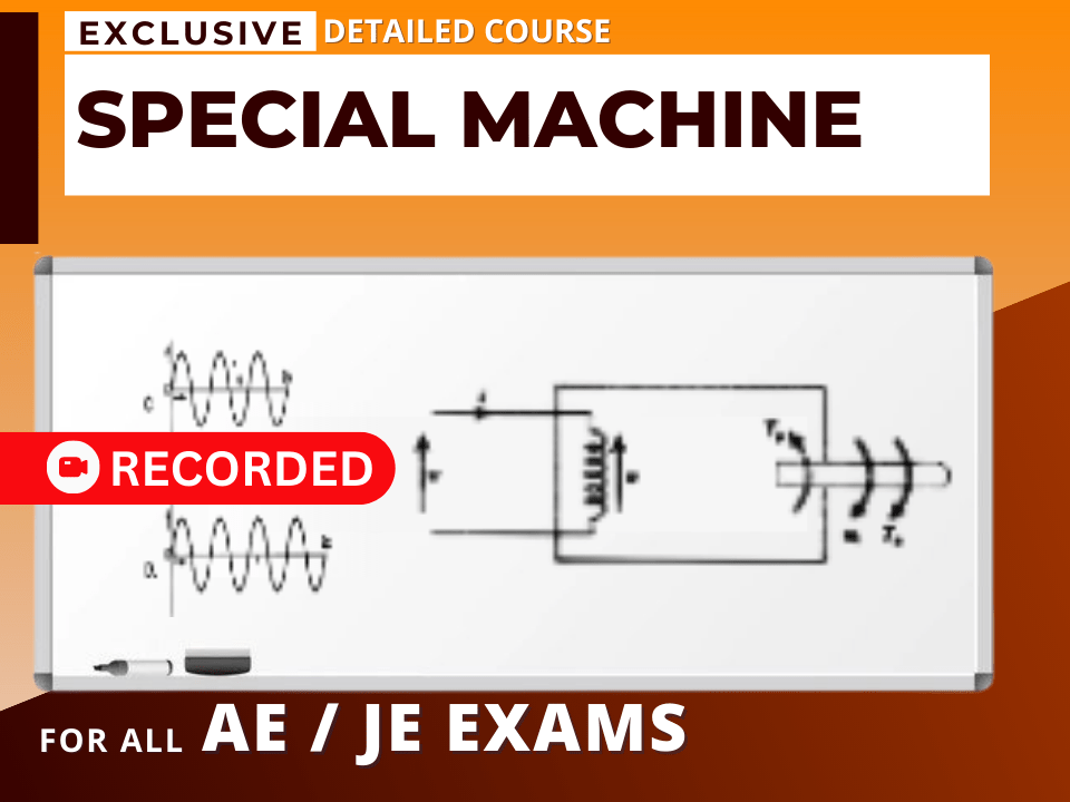 Special Machine - For All JE/AE Exams (Recorded Courses)'s image