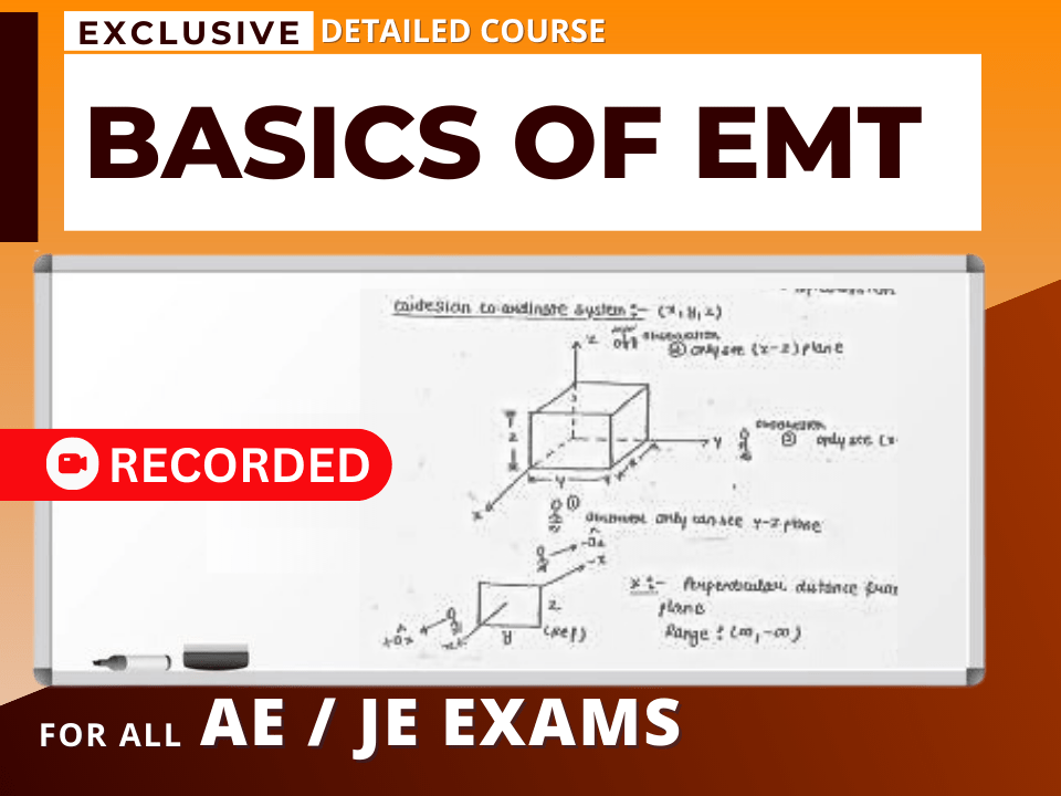 Basics of EMT - For All JE/AE Exams (Recorded Course)'s image