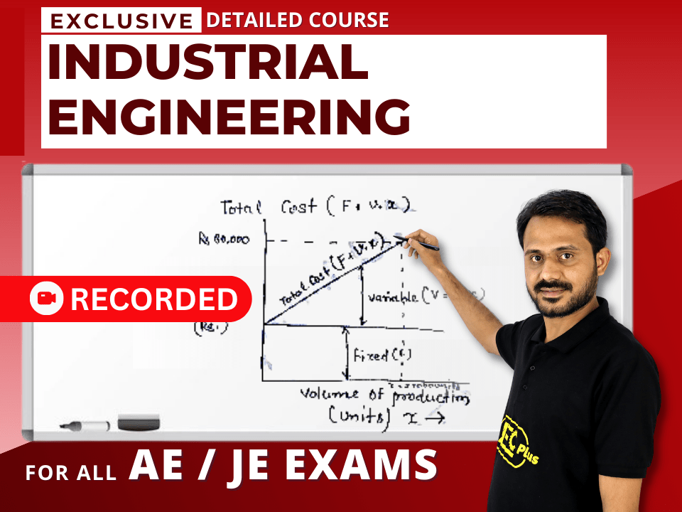 Industrial Engineering - for All JE/AE Exams (Recorded Course)'s image