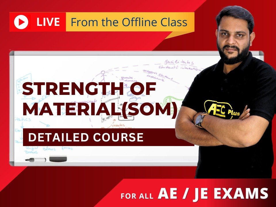 Strength Of Materials (SOM) "Live Course" - For All JE/AE Exams's image