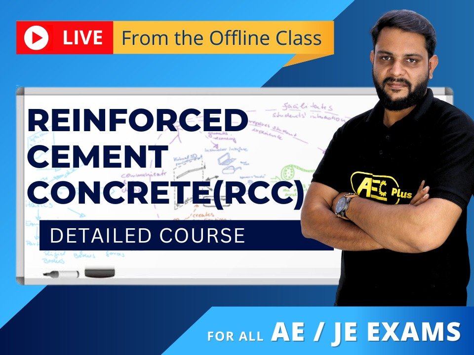 Reinforced Cement Concrete (RCC) "Live Course" - For ALL JE/AE Exams's image